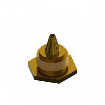 A-4585 NOZZLE CONE FOR A-4583, BRASS